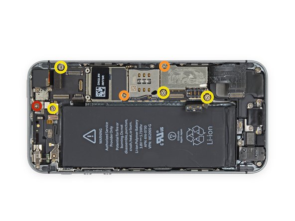 iPhone 5s Logic Board Replacement: step 30, image 1 of 1